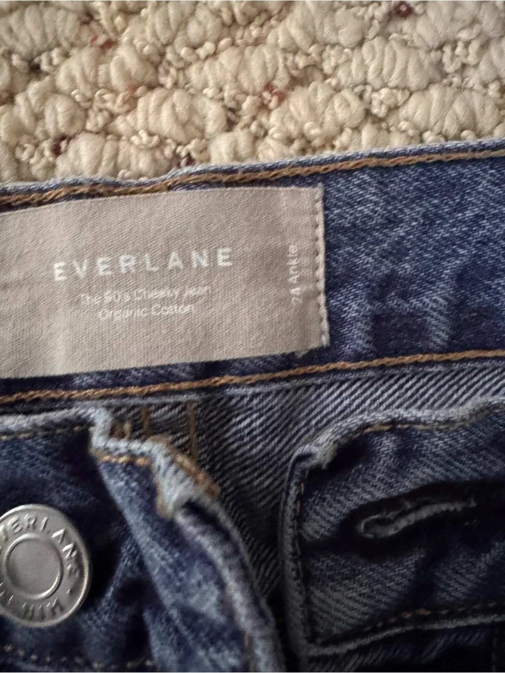 Everlane 90’s cheeky Indigo Denim Jeans